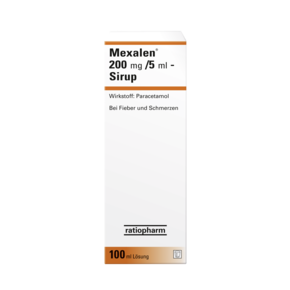 Mexalen Sirup 200 mg /5 ml, A-Nr.: 0916621 - 01