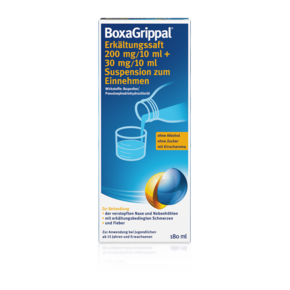 BoxaGrippal® - Erkältungssaft 180 ml, A-Nr.: 5509582 - 01