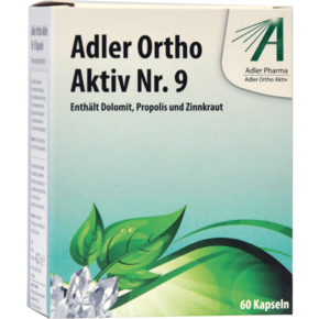Adler Ortho Aktiv Nr .9 Kapseln (Ernährungsphysiologische Ergänzung zu Schüßler Anwendung), A-Nr.: 3421162 - 01
