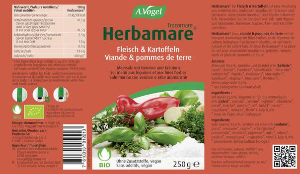 A.Vogel Herbamare® Trocomare, Bio, A-Nr.: 1168925 - 02