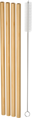 Nordics Strohhalme Bambus mit Reinigungsbürste Öko, A-Nr.: 5332250 - 02