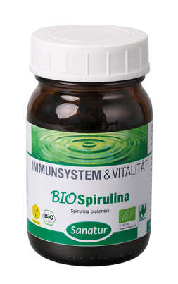 Sanatur Spirulina Tabletten BIO 400mg, A-Nr.: 4258221 - 01