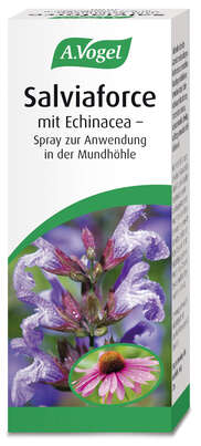 A.Vogel Salviaforce mit Echinacea Spray zur Anwendung in der Mundhöhle, A-Nr.: 4976264 - 01