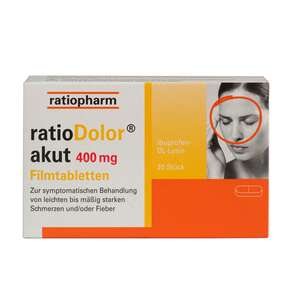ratioDolor akut® 400 mg, A-Nr.: 3786840 - 01