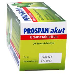 Prospan® akut Brausetabletten, A-Nr.: 1347042 - 01