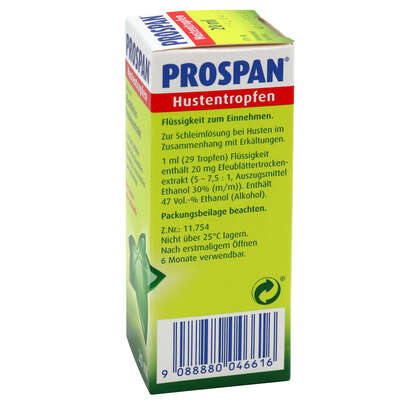 Prospan® Hustentropfen, A-Nr.: 0046611 - 03