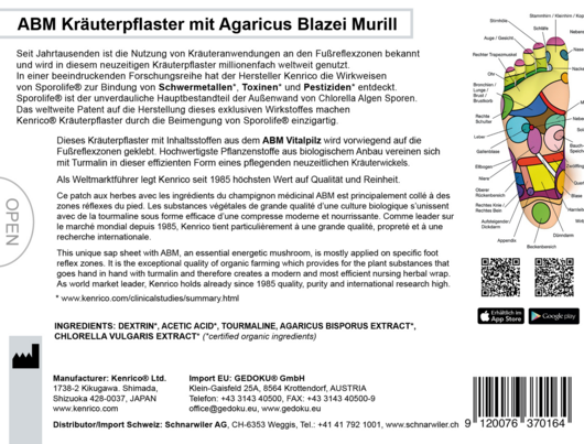 ABM Kräuterpflaster mit Agaricus Blazei Murill, A-Nr.: 4831465 - 03