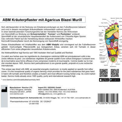 ABM Kräuterpflaster mit Agaricus Blazei Murill, A-Nr.: 4161059 - 03