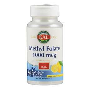 Supplementa Folsäure (Methylfolat 1000 mcg) ActivMelt Tablette, A-Nr.: 5598901 - 01