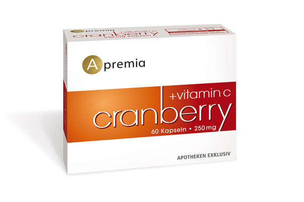 Apremia Cranberry mit Vitamin C Kapseln, A-Nr.: 3936038 - 01