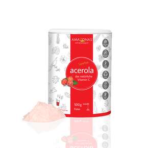 Acerola Vitamin C Fruchtpulver, mit 17% Vitamin C, 500g Pulverdose, A-Nr.: 5229055 - 01