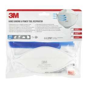 3M™ 9320D+ Aura™ Einweg-Partikel-Atemschutzmaske, FFP2, ohne Ventil, 3/Packung, A-Nr.: 5628855 - 01