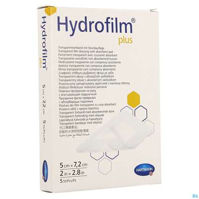 HYDROFILM PL WUNDVB 5X 7,2 5ST, A-Nr.: 3697177 - 02