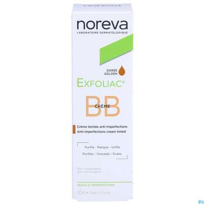 Noreva Exfoliac Getönte Bb-creme Dunkel 40ml, A-Nr.: 3959743 - 02