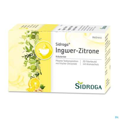 SIDROGA TEE WELLN.INGWER/ZIT 20ST, A-Nr.: 3486670 - 02