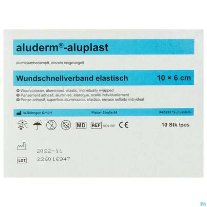 ALUDERM/ALUPL.WUNDVBPFL 10X6 10ST, A-Nr.: 1380832 - 01