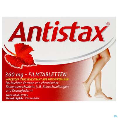 ANTISTAX FTBL 360MG 90ST, A-Nr.: 3546432 - 01