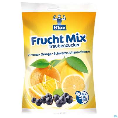 Bloc Traubenzucker Beutel Frucht Mix 75g, A-Nr.: 0753308 - 01