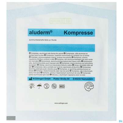 ALUDERM KOMPR ST 10X15CM 1ST, A-Nr.: 0910305 - 01