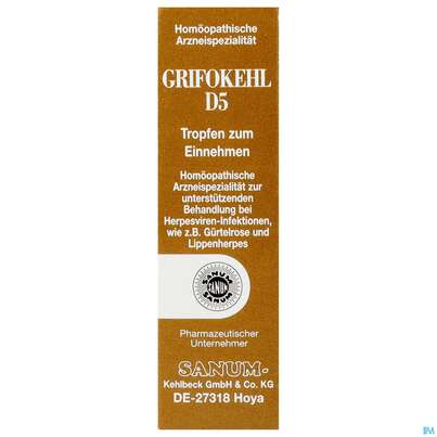 GRIFOKEHL D 5 TR 10ML, A-Nr.: 2403618 - 01