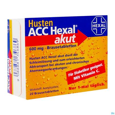 HUSTEN ACC HEX BRTBL 600MG 20ST, A-Nr.: 1346864 - 02